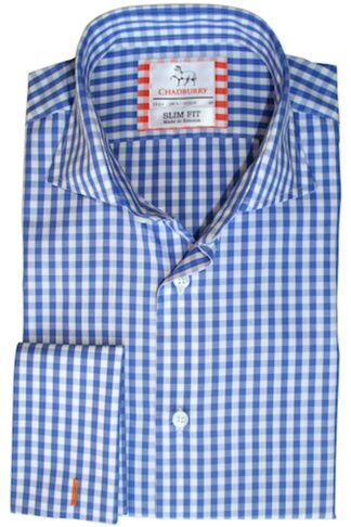Skjorta Mr Gingham Blue Chadburry